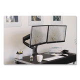 MOUNT-IT! Dual Monitor Gas-Spring Mounting Arm, For 13" to 32" Monitors, 360 Degree Rotation, +/-45 Degree Tilt, Black, Supports 20 lb (MNIMI1772BLACK) Each