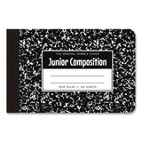 Roaring Spring® Junior Composition Notebook, Wide/Legal Rule, Black Marble Cover, (60) 4.88 x 7.5 Sheets (ROA77122) Each