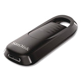 SanDisk® Ultra Slider USB 3.2 Type C Flash Drive, 64 GB, Black (SDISDCZ480064GA) Each