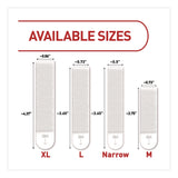 Command™ Picture Hanging Strips, Narrow, Removable, Holds Up to 10 lbs per 4 Pairs, 0.5 x 3.65, White, 12 Pairs/Pack (MMM1720712ES) Pack of 12