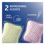 O-Cedar® Cleaning PACS, Crisp Citrus Scent, 10/Pack, 8 Packs/Carton (FHD172400CT) Case of 8