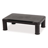 Mind Reader Adjustable Rectangular Monitor Stand, 14.5" x 10.5" x 2.5" to 5.25", Black, Supports 50 lb, 2/Pack (EMS2SMPLMONBLK) Each