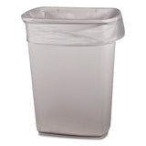 Heritage Linear Low-Density Can Liners, 33 gal, 1 mil, 33" x 39", Clear, 150/Carton (HERH6639YCRAC) Case of 150