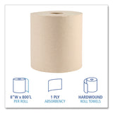 Boardwalk® Green Xtra Roll Towels, 1-Ply, 8" x 800 ft, Natural, 6 Rolls/Carton, 55 Cartons/Pallet (BWK32GREENPLT) 1 PL