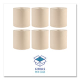Boardwalk® Green Xtra Roll Towels, 1-Ply, 8" x 800 ft, Natural, 6 Rolls/Carton, 55 Cartons/Pallet (BWK32GREENPLT) 1 PL