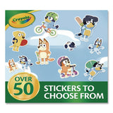 Crayola® Bluey Color and Sticker Activity Set, (32) Coloring Sheets, (51) Stickers, (5) Pip-Squeaks Markers (CYO42743) Each