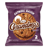Grandma's® Cookies - Single Serve, Oatmeal Raisin, 2.5 oz Packet, 60/Carton (GRMFRI45093) Case of 60