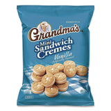 Grandma's Mini Vanilla Creme Sandwich Cookies, 2.12 oz Packet, 60/Carton (GRMFRI45096) Case of 60