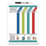 The Board Dudes Magnetic Dry-Erase Colors Chore Chart, 11 x 14 (BDUDFB55) Each