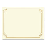Great Papers!® Golden Scroll Frame Foil Certificate, 11 x 8.5, Beige with Gold Scroll Border, 12/Pack (GRP2011859) Each