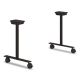 Alera Seville Training Table Base, 23w x 3d x 28h, Black (ALESVTT6024BS) Each