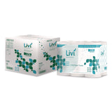 Livi® Ultra Premium Kitchen Roll Towel, 2-Ply, 5" x 11", White, 6 Rolls/Pack, 4 Packs/Carton (SOL492101) Case of 4