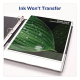 Avery® Durable View Binder with DuraHinge and Slant Rings, 3 Rings, 0.5" Capacity, 11 x 8.5, White, 12/Carton (AVE17002CT) Case of 12