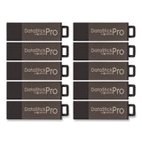 Centon DataStick Pro USB 2.0 Type A Flash Drive, 32 GB, Gray, 10/Pack (CEL106619) Each