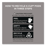 The Original Donut Shop® Decaf Coffee K-Cup Pods, 48/Box (DSP1635474) Box of 48