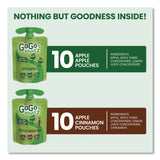 GoGo Squeez® Fruit on the Go, (10) Apple/(10) Apple Cinnamon, 3.2 oz Pouch, 20/Box (GGQ24331019) Box of 20