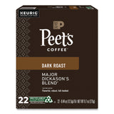 Peet's Coffee & Tea® Major Dickason's Blend K-Cups, 0.44 oz, 88/Carton (GMT65470) Case of 88