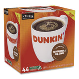 Dunkin'® K-Cup Pods, Original Blend, 0.37 oz, 44/Box (GMT2091512) Box of 44