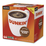 Dunkin'® K-Cup Pods, Original Blend, 0.37 oz, 44/Box (GMT2091512) Box of 44