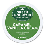 Green Mountain Caramel Vanilla Cream Coffee K-Cups, 0.33 oz, 48/Box (GMT2140462) Box of 48