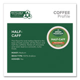 Green Mountain Half-Caff Coffee K-Cups, 0.33 oz, 48/Box (GMT2140552) Box of 48