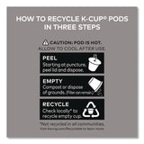 Green Mountain Half-Caff Coffee K-Cups, 0.33 oz, 48/Box (GMT2140552) Box of 48