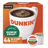 Dunkin'® K-Cup Pods, Dunkin' Decaf, 44/Box (GMT24306977) Box of 44