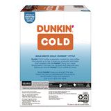 Dunkin'® Cold Iced Coffee K-Cups, Regular, 0.44 oz, 22/Box (GMT5000369251) Box of 22