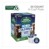 Green Mountain Coffee® Almond Vanilla Brew Over Ice Coffee K-Cups, 0.21 oz, 20/Box (GMT5000372045) Box of 20