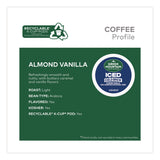 Green Mountain Coffee® Almond Vanilla Brew Over Ice Coffee K-Cups, 0.21 oz, 20/Box (GMT5000372045) Box of 20
