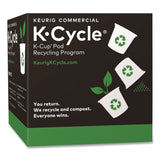 Keurig® K-Cycle K-Cup Pod Recycling Station, Plastic, Black/Green/White, 5/Pack (KEU5000350630) Pack of 5