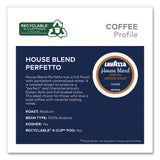 Lavazza Perfetto Coffee K-Cups, House Blend, 0.41 oz, 22/Box (LAV5000382580) Box of 22