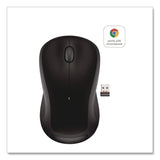 Logitech® M310 Wireless Mouse, 2.4 GHz Frequency/30 ft Wireless Range, Left/Right Hand Use, Black (LOG243132) Each