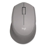 Logitech® M330 Silent Plus Mouse, 2.4 GHz Frequency/33 ft Wireless Range, Right Hand Use, Gray (LOG2406185) Each