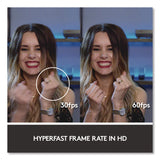 Logitech® C922 Pro Stream Webcam, 1920 pixels x 1080 pixels, 3 Mpixels, Black (LOG2843756) Each