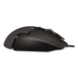 Logitech® G502 HERO High Performance Gaming Mouse, USB, Left/Right Hand Use, Black (LOG24342519) Each