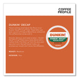 Dunkin'® K-Cup Pods, Dunkin' Decaf, 44/Box (GMT24306977) Box of 44