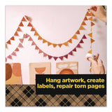 Scotch® Paper Tape, 3/4" x 600", White, 2/Pack (MMM8142PSR) Pack of 2