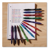 Paper Mate® Profile Ballpoint Pen, Retractable, Bold 1.4 mm, Blue Ink, Translucent Blue Barrel, 4/Pack (PAP196066689472) Pack of 4