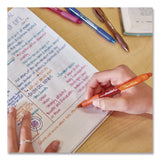 Paper Mate® Profile Ballpoint Pen, Retractable, Bold 1.4 mm, Blue Ink, Translucent Blue Barrel, 4/Pack (PAP196066689472) Pack of 4