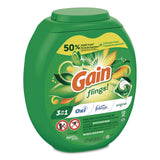 Gain® Flings Detergent Pods, Original, 112 Pods, 80 oz Tub (PGC02446) Pack of 112