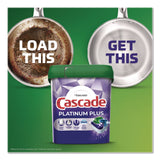 Cascade Platinum Plus ActionPacs Dishwasher Detergent Pods, Fresh Scent, 28.4 oz Tub, 52/Pack (PGC06156PK) Pack of 52