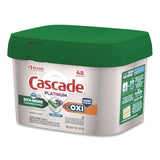 Cascade Action Pacs+Oxi, Fresh Scent, 26.7 oz Tub, 48/Pack (PGC3700027425) Pack of 48