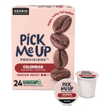 Pick Me Up Provisions™ Colombian Coffee K-Cups, 24/Box (PIE5000381025) Box of 24