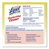Professional LYSOL® Brand No-Rinse Sanitizer Concentrate, Unscented, 128 oz Bottle (RAC3624174389) Each
