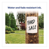 Avery® MARKS A LOT Large Desk-Style Permanent Marker with Metal Pocket Clip, Broad Bullet Tip, Black (AVE24878EA) Each