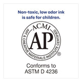 Avery® MARKS A LOT Large Desk-Style Permanent Marker with Metal Pocket Clip, Broad Bullet Tip, Black (AVE24878EA) Each