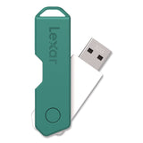 Lexar™ Twist Turn2 USB 2.0 Flash Drive, 32 GB, Orange/Purple/Teal, 3/Pack (LXR24388082) Pack of 3
