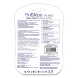 Verbatim® PinStripe USB 3.2 Flash Drive, 16 GB, Blue/Green/Red, 3/Pack (VER70386) Pack of 3