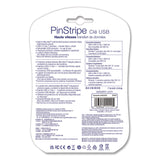 Verbatim® PinStripe USB 3.0 Flash Drive, 128 GB, Blue/Green/Red, 3/Pack (VER70390) Pack of 3